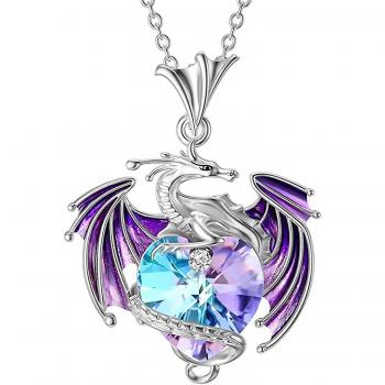 Collar de Dragón con Cristales de Nacimiento