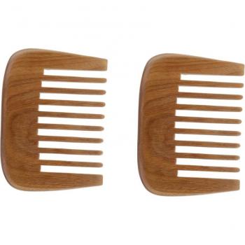 Peine Ancho de Madera para Masaje y Desenredo