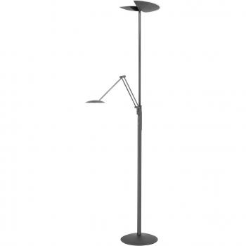 Lampe à hauteur réglable LED New Sapporo Noir 183 cm – Métal, Contrôle de CCT