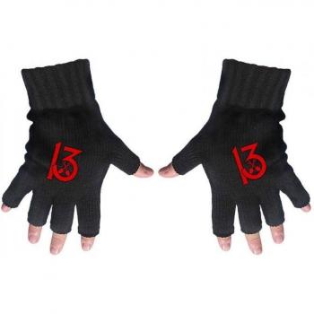 Mitaines unisexes pour adultes Wednesday 13 Noir/rouge Taille unique