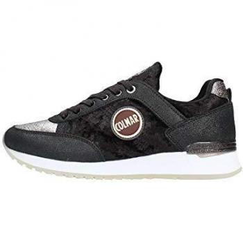 Damen-Travis Velvet Sneakers von Colmar schwarz 36