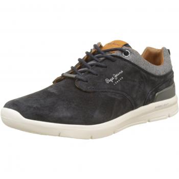 Pepe Jeans London Jayden Suede Herren Sneaker – Blau (Marine), EU 46
