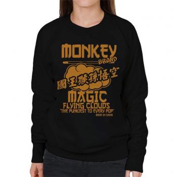 Pukiest Monkey Magic Cloud Pop Hoodie – Women's Black