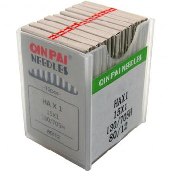100PCS QINPAI HAX1 Flat Shank Needles for Home Sewing