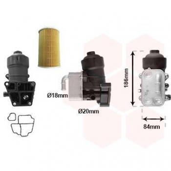 VAN WEZEL Radiador de Óleo 03013726