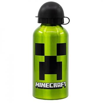 Botella Aluminio 400 ML Minecraft