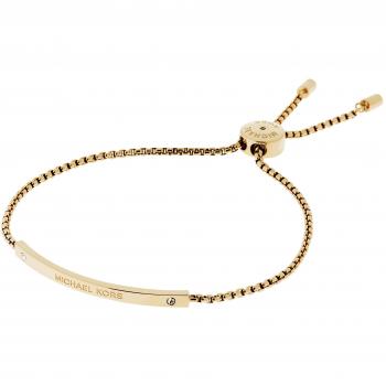 PVD Gold-Plated Michael Kors Signature Slider Cuff Bracelet