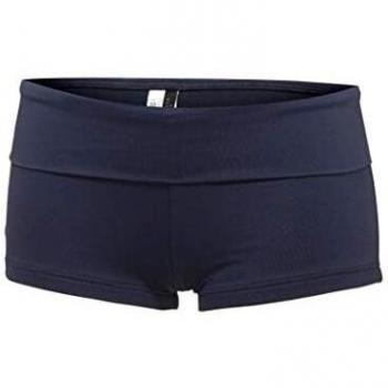 Seafolly Donna Roll Top Pant Bikini Slip, Nero