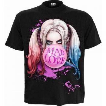 T-shirt Spiral Direct Mad Love Harley Quinn pour adulte unisexe