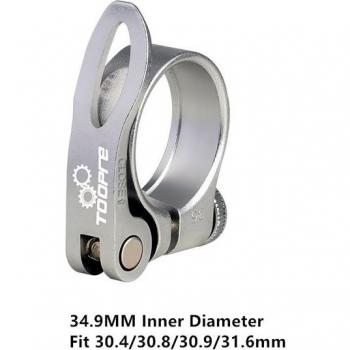 Collier de serrage tige de selle 27.2mm 28.6mm 30.4mm 30.8mm 30.9mm en aluminium