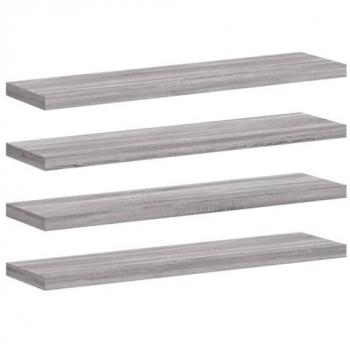 Murs Décoratifs – Etagère Murale 4×(40x10x1,5 cm) – Bois Ingénierie