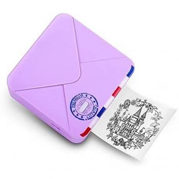 Phomemo M02S Mini‑Thermodrucker (Lila) – 300 dpi, Bluetooth & Mobile
