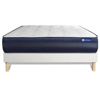 Somier y Colchón Actilatex Tech 140x220: Látex, Viscoelástica y Multiláminas – 5 Zonas