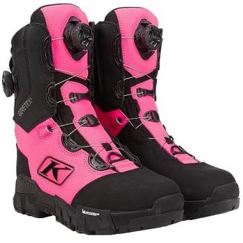 Stivali da Motoslitta Klim Adrenaline Pro S GTX BOA Nero Rosa 38