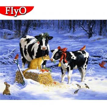 Vache 5D Diamond Painting – Vente Spéciale
