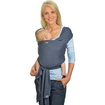 Écharpe de portage Hoppediz extensible anthracite