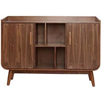 Buffet Noyer 2 Portes Style Vintage L122 cm