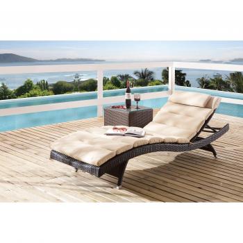 WAVE‑Stapel-Liege von Destiny – 206×70×40 cm, verstellbar, kein Beleg