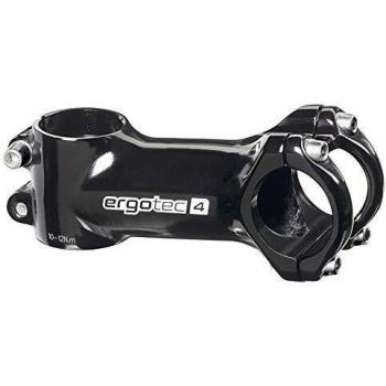 Tige de guidon Ergotec High Crab 31,8 mm fixation avant noire