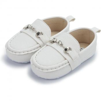 Toddler Crib Shoes Non-Slip Soft Sole PU Leather