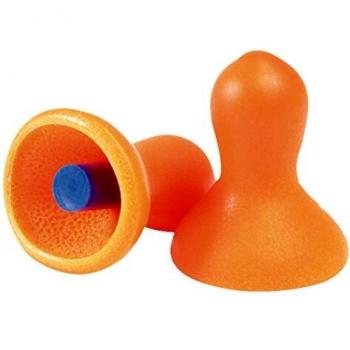Howard Leight Quiet Uncorded Reusable Orange Earplugs – 50 Count Pack
