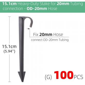 RBCFHI Drip Irrigation Anchor Stakes