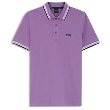 BOSS Maglietta 'Paddy' Lilla Nero Bianco XL