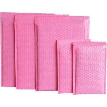 Light Pink Poly Bubble Mailer, 30 Pieces per Lot, 5 Sizes, Self-Seal Padding Envelope for Mailing Bags and Bubble Envelopes