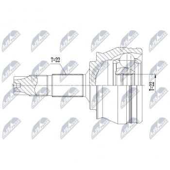 Semiasse Kit NTY NPZ-FT-001