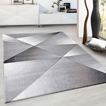Vimoda Kurzflor Teppich mit Streifen