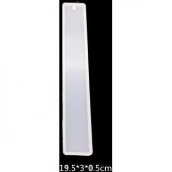 UV Resin Bookmark Silicone Mold with Hole