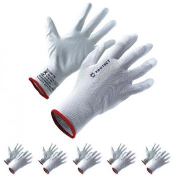 Protection mains PU T09 (Lot 5) – Blanc – KELI