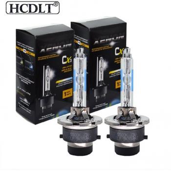 Bombilla de Luces Frontales 5500K 2 Pares, Metal Alto Brillo, 35W/55W