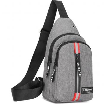 Bolso multibolsillo SHUJIN con carga USB para adolescentes