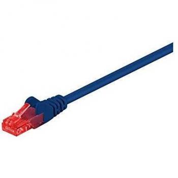 Goobay 68417 Netzwerkkabel, CAT 6, U/UTP, 5m, Blau