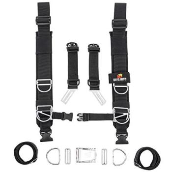 Arnés Transplate Dive Rite Negro