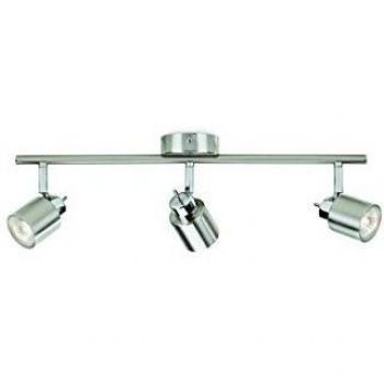 Philips-Lámpara de Techo Philips Meranti 3 GU10 Metal Cromado (10 x 49 x 15,5 cm)