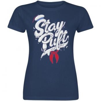 Navy Ghostbusters T-Shirt „Stay Puft“ – Frauen, S‑XL