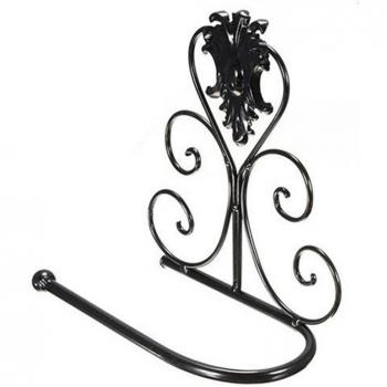 Porte-papier toilette vintage en fer