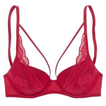 Push-up-BH S.OLIVER Alice, Damen, Gr. 85, Cup A, rot