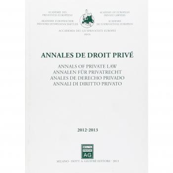 Annales de droit privé