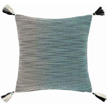 Housse de Coussin Élégance Ombre Bleu 40x40 cm