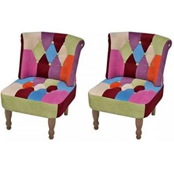 Patchwork Lounge Francia 2 Unidades