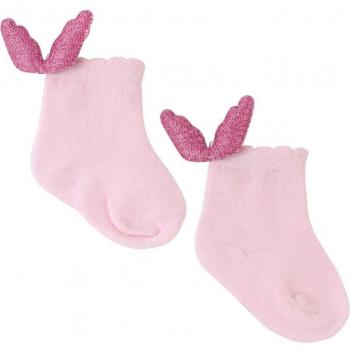 Chaussettes douces pour bébés avec motifs d'ailes