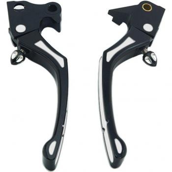 Motorcycle Brake and Clutch Lever for Harley Sportster 883 1200 Iron XL Touring Road King Electra Street Trike Dyna Softail