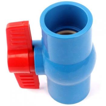 Válvula Bola Canal Riego Azul PVC 1¼ Hembra 40 mm Diámetro Interior