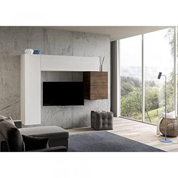 Pared Salón Isoka A19 L 174 P 39,5 Blanco-Robles