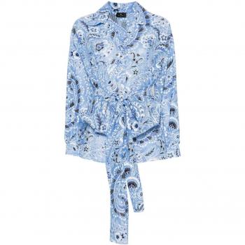 Etro Women's Shirt in Clear Blue | Size 42