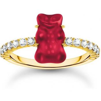 Bague Thomas Sabo – Ours en Or Rouge – Femmes – Cristal – 54