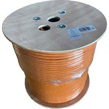 CAT7 Verlegekabel 1.000 MHz halogenfrei 10 GBit/s AWG23 Brandschutz Eca 128er Geflechtschirmung